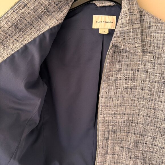 Club Monaco Cropped Tweed Jacket - Picture 7 of 12